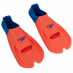 Speedo - Palmes de plongée - Adulte - Taille 34-36 FR (Orange foncé / Bleu)