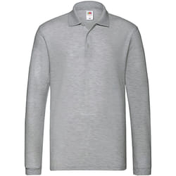Fruit of the Loom - Polo PREMIUM - Homme (Gris clair Chiné)