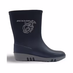 Dunlop - Bottes de pluie - Enfant (Bleu / Gris)