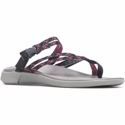 Hush Puppies - Sandales GOOD - Femme (Noir / Gris / Rose)