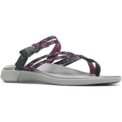 Hush Puppies - Sandales GOOD - Femme (Noir / Gris / Rose)