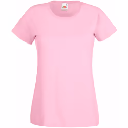 Fruit Of The Loom - T-shirts manches courtes - Femmes (Rose clair)