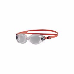 Speedo - Lunettes de natation FUTURA CLASSIC - Enfant - Taille unique (Rouge / Transparent)