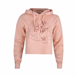 Disney - Sweat court à capuche ALLOW YOURSELF TO GROW - Femme (Rose pâle)