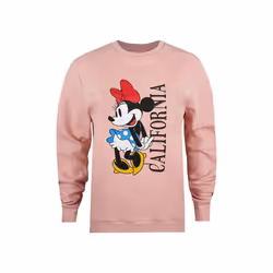 Disney - Sweat CALIFORNIA - Femme (Rose pâle)