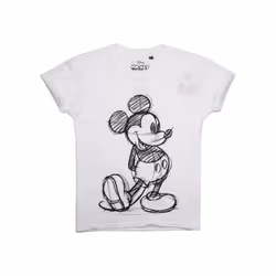Disney - T-shirt - Fille (Blanc)