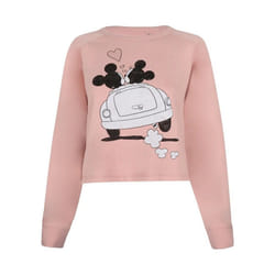 Disney - Sweat court - Femme (Rose pâle)