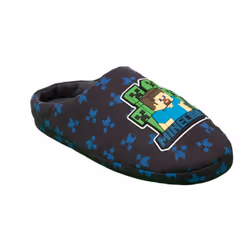 Minecraft - Chaussons - Garçon (Bleu marine)