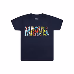 Marvel - T-shirt - Homme (Bleu marine)