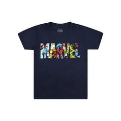 Marvel - T-shirt - Homme (Bleu marine)