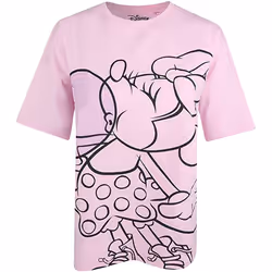 Disney - T-shirt - Femme (Rose clair)