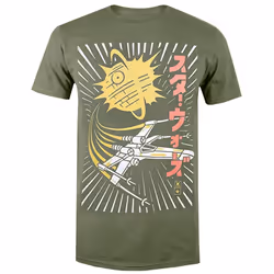 Star Wars - T-shirt REBEL ATTACK - Homme (Vert kaki)