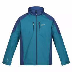 Regatta - Veste imperméable CALDERDALE - Homme (Sarcelle / Bleu marine clair)