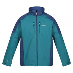 Regatta - Veste imperméable CALDERDALE - Homme (Sarcelle / Bleu marine clair)