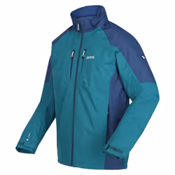 Regatta - Veste imperméable CALDERDALE - Homme (Sarcelle / Bleu marine clair)