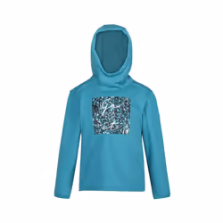 Regatta - Sweat à capuche HIGHTON - Enfant (Bleu clair vif)