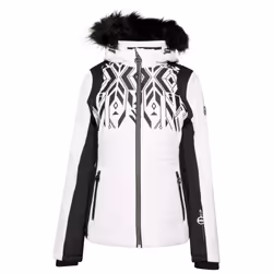 Dare 2B - Blouson de ski PRESTIGE LUXE - Femme (Blanc / Noir)