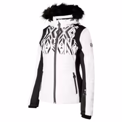 Dare 2B - Blouson de ski PRESTIGE LUXE - Femme (Blanc / Noir)