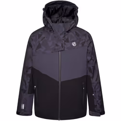 Dare 2B - Blouson de ski HUMOUR - Enfant (Noir / Gris foncé)