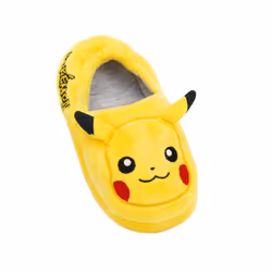 Pokemon - Chaussons - Enfant (Jaune/Gris/Noir)