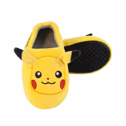 Pokemon - Chaussons - Enfant (Jaune/Gris/Noir)