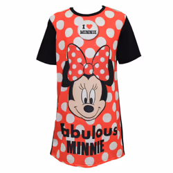 Disney - Chemise de nuit - Fille (Noir / Rouge)
