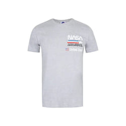 NASA - T-shirt PLANE AERONAUTICS - Homme (Gris)