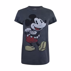 Disney - T-shirt - Femme (Gris foncé chiné)