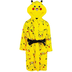Pokemon - Peignoir - Enfant (Jaune / Noir / Rouge)