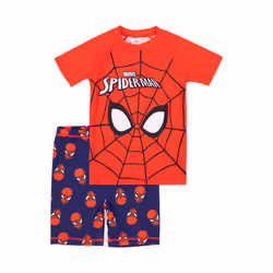 Spider-Man - Maillot de bain anti-UV - Garçon (Rouge / Bleu)