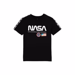 NASA - T-shirt - Enfant (Noir / Blanc)