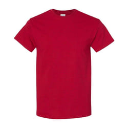 Gildan - T-shirts manches courtes - Hommes (Rouge chiné)