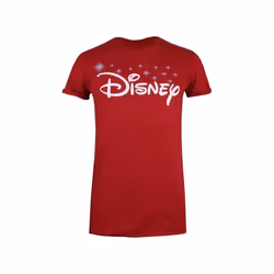 Disney - T-shirt - Femme (Rouge)