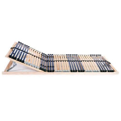 Sommier à lattes - 1 place - avec 42 lattes 7 zones 80x200 cm @37001