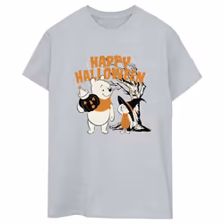 Disney - T-shirt HAPPY HALLOWEEN - Femme (Gris chiné)