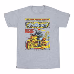 Marvel - T-shirt GHOST RIDER CHEST DEATHRACE - Homme (Gris chiné)