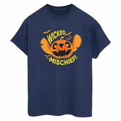 Disney - T-shirt WICKED MISCHIEF - Femme (Bleu marine)