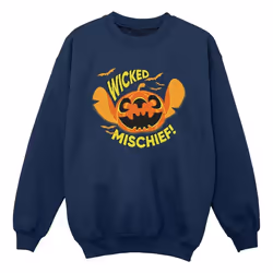 Disney - Sweat WICKED MISCHIEF - Garçon (Bleu marine)