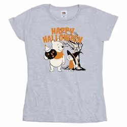 Disney - T-shirt HAPPY HALLOWEEN - Femme (Gris chiné)