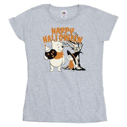 Disney - T-shirt HAPPY HALLOWEEN - Femme (Gris chiné)
