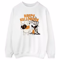 Disney - Sweat HAPPY HALLOWEEN - Femme (Blanc)