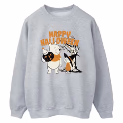 Disney - Sweat HAPPY HALLOWEEN - Femme (Gris chiné)