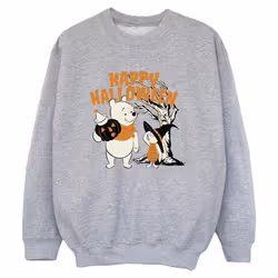 Disney - Sweat HAPPY HALLOWEEN - Garçon (Gris chiné)
