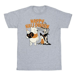 Disney - T-shirt HAPPY HALLOWEEN - Fille (Gris chiné)