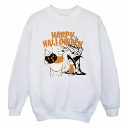 Disney - Sweat HAPPY HALLOWEEN - Fille (Blanc)
