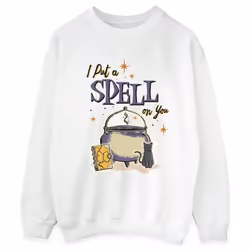 Disney - Sweat HOCUS POCUS SPELL ON YOU - Femme (Blanc)