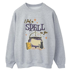 Disney - Sweat HOCUS POCUS SPELL ON YOU - Femme (Gris chiné)