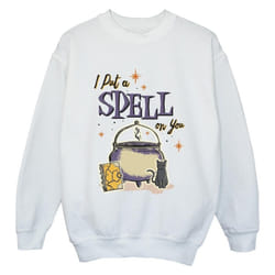 Disney - Sweat HOCUS POCUS SPELL ON YOU - Garçon (Blanc)