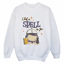 Disney - Sweat HOCUS POCUS SPELL ON YOU - Garçon (Blanc)