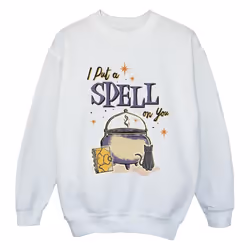 Disney - Sweat HOCUS POCUS SPELL ON YOU - Fille (Blanc)